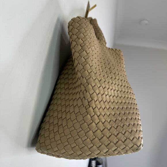 Naghedi St. Barths Medium Tote In Camel Tan Neutral - Picture 5 of 11